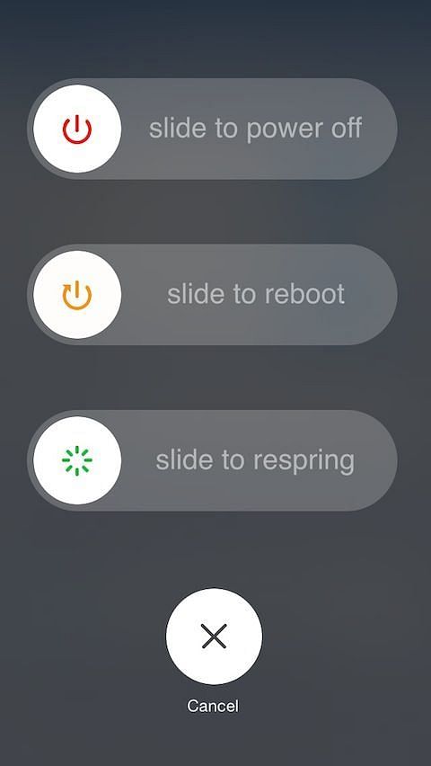 This tweak inverts the respring and reboot screen colors on your iPhone