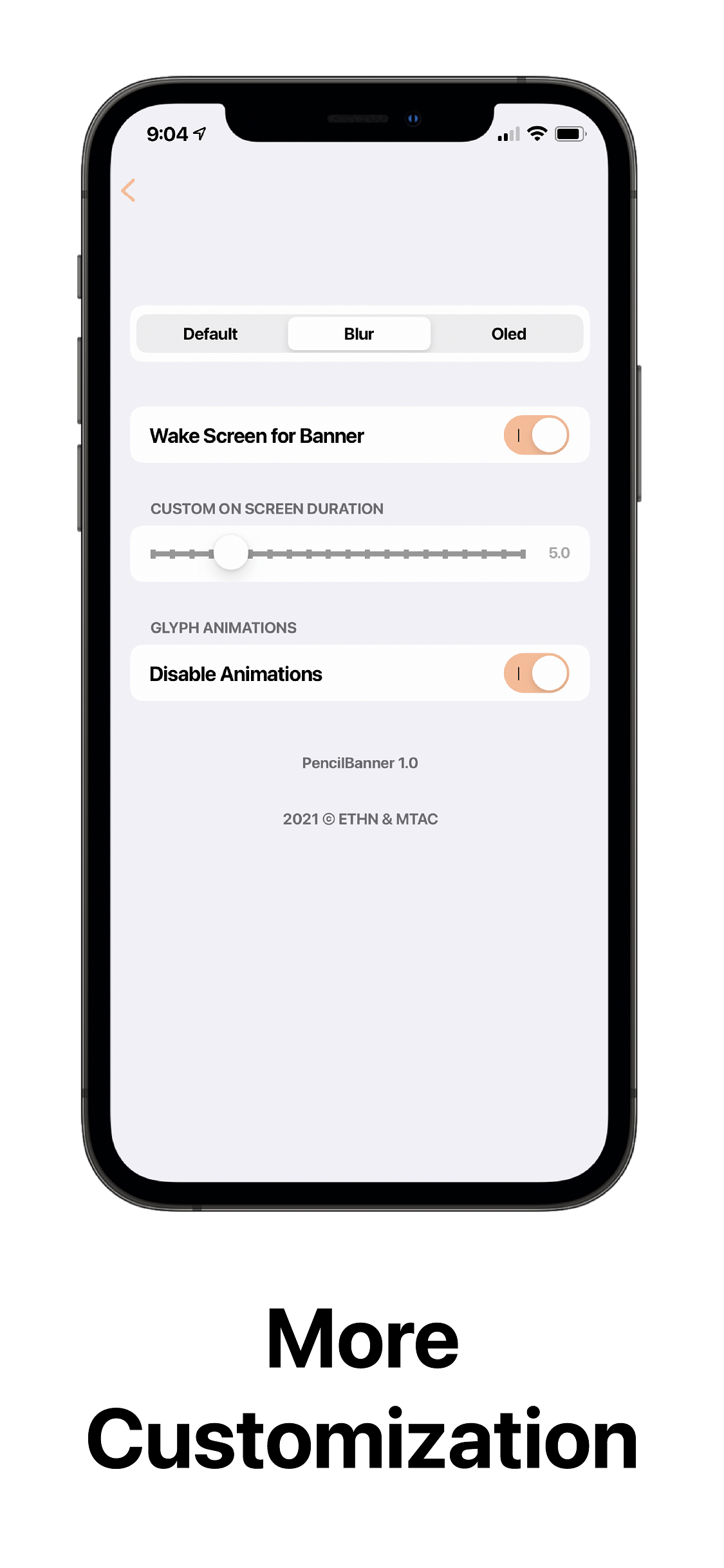 PencilBanner Tweak Screenshot