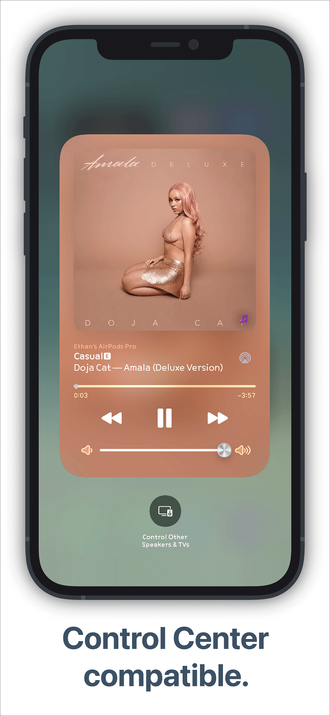 MusicBackground Tweak Screenshot