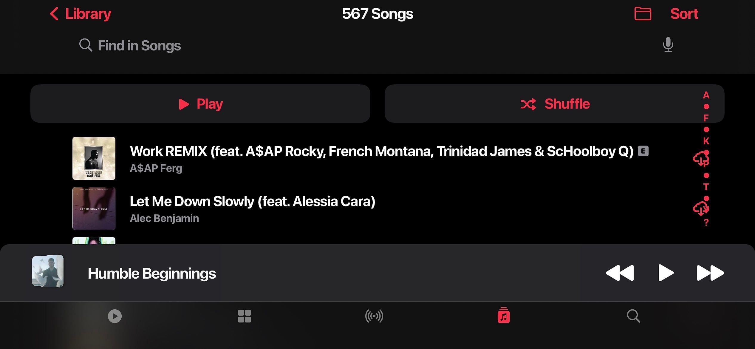 LandscapeMusic Tweak Screenshot