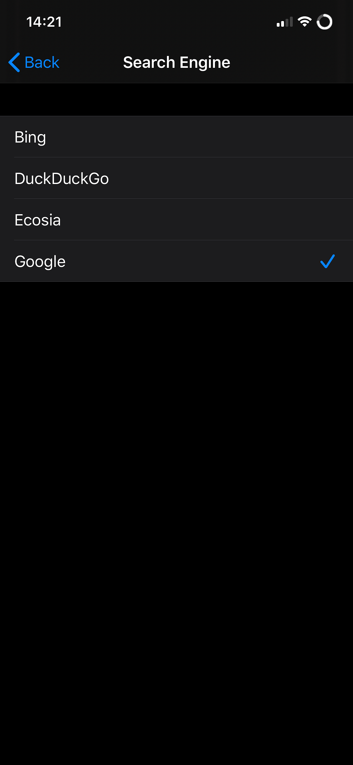 QuickSearch Tweak Screenshot