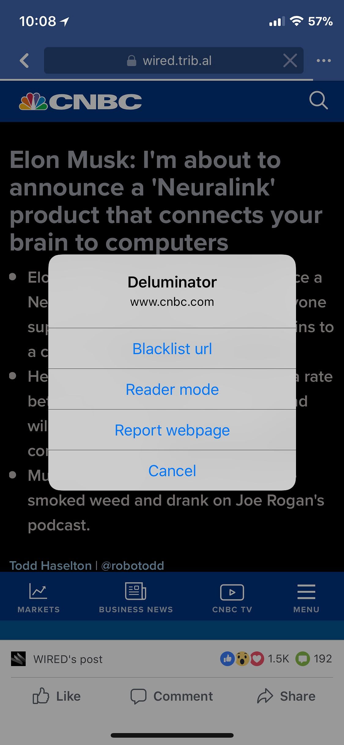 Deluminator Tweak Screenshot