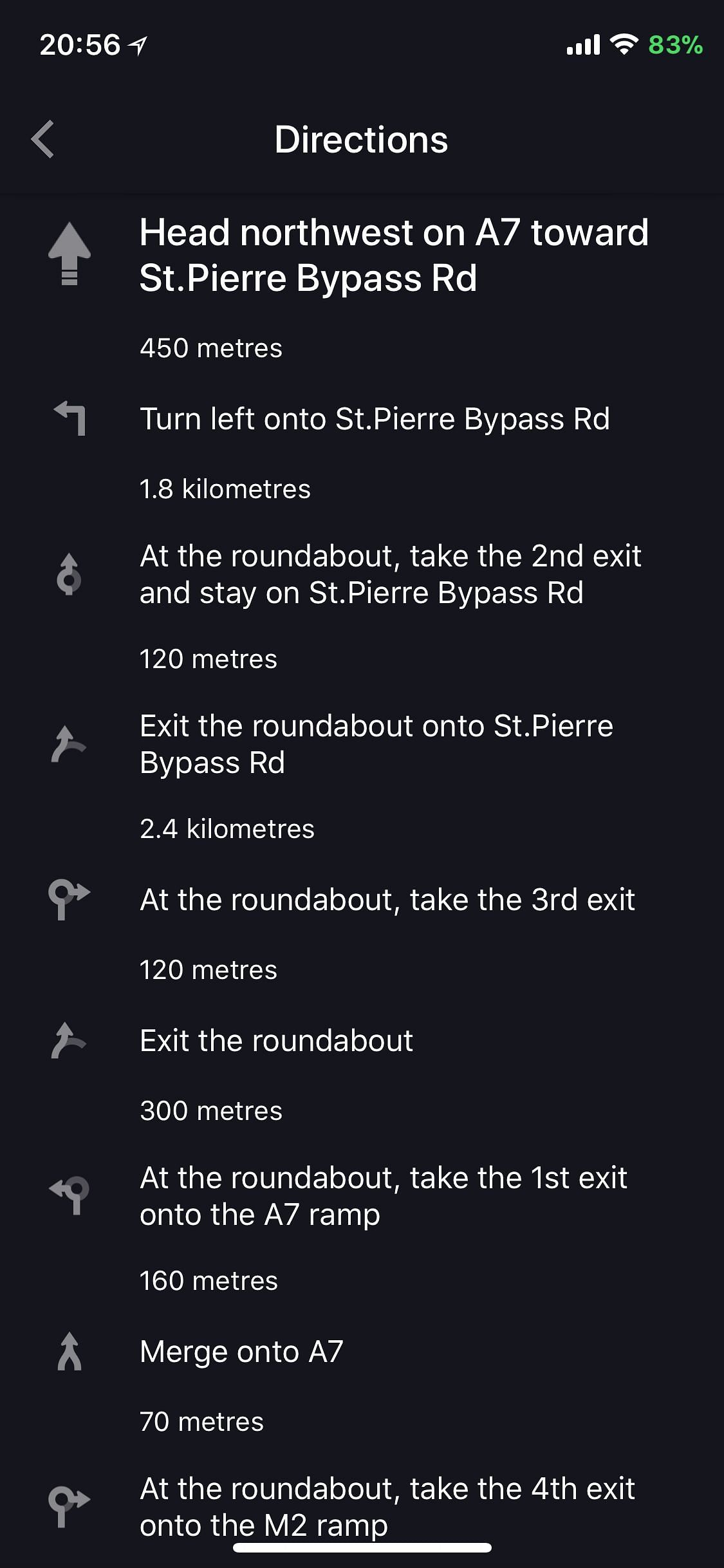 Dark GMaps Tweak Screenshot
