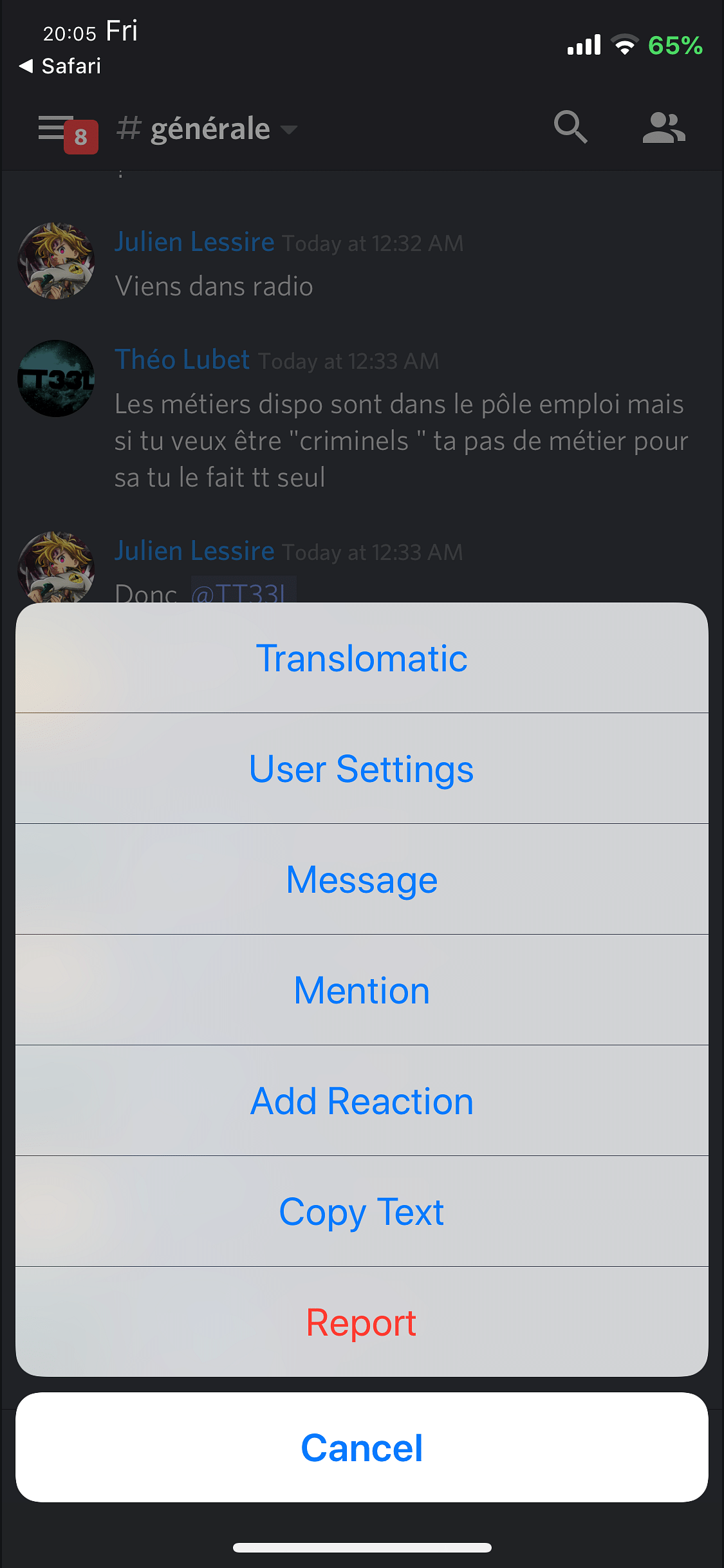 Translomatic Tweak Screenshot