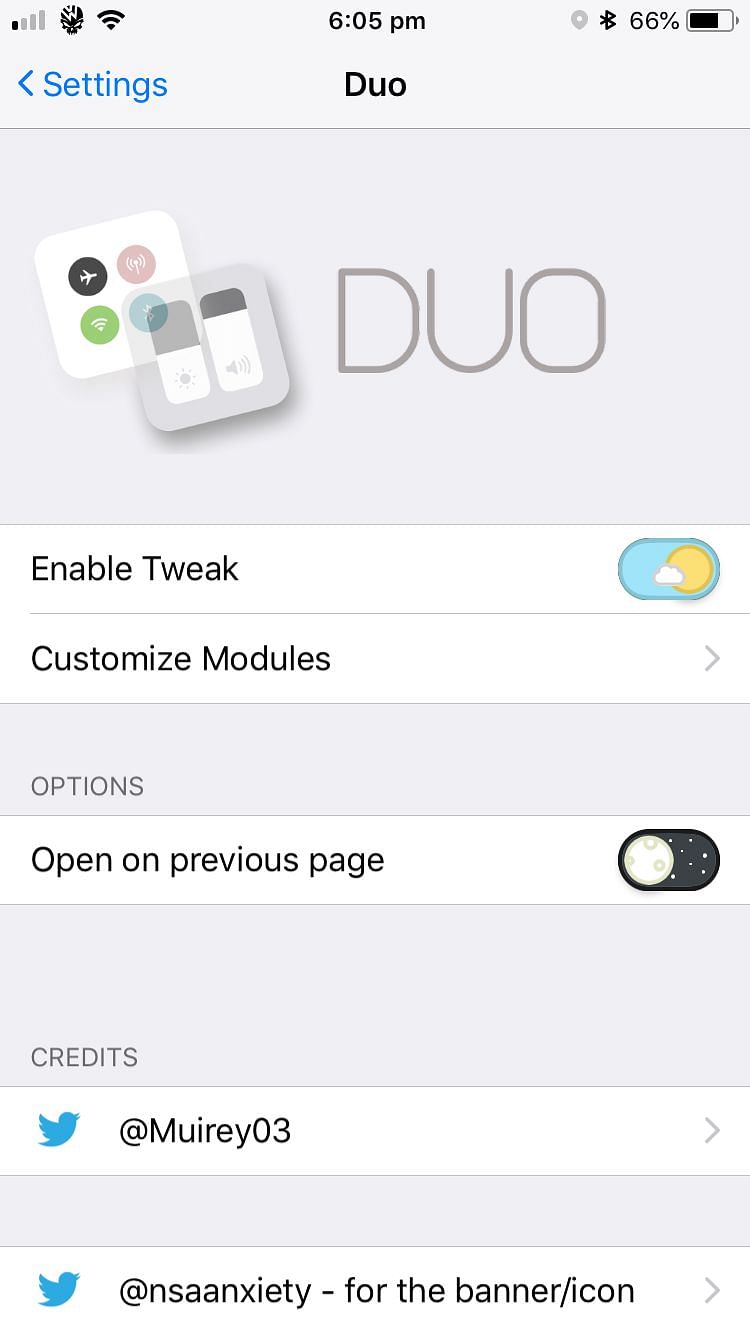 Duo Tweak Screenshot