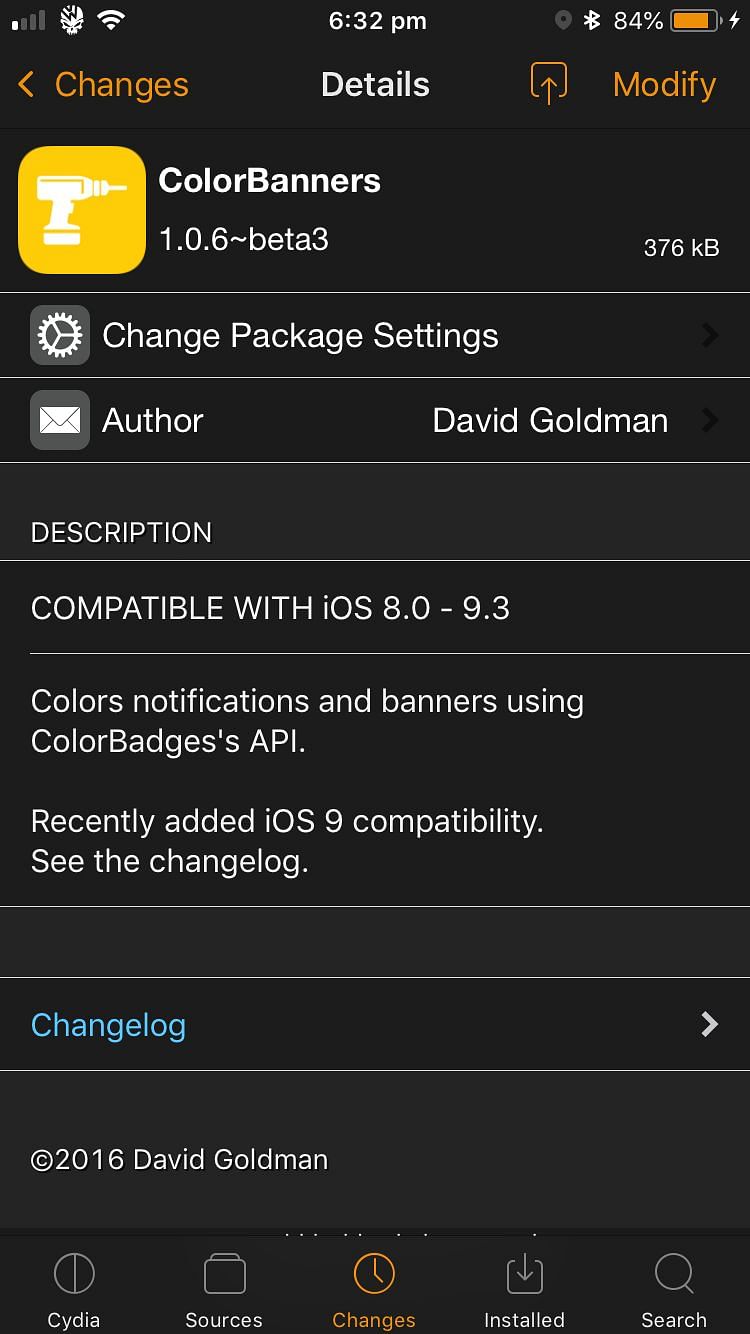 Nebula Tweak Screenshot
