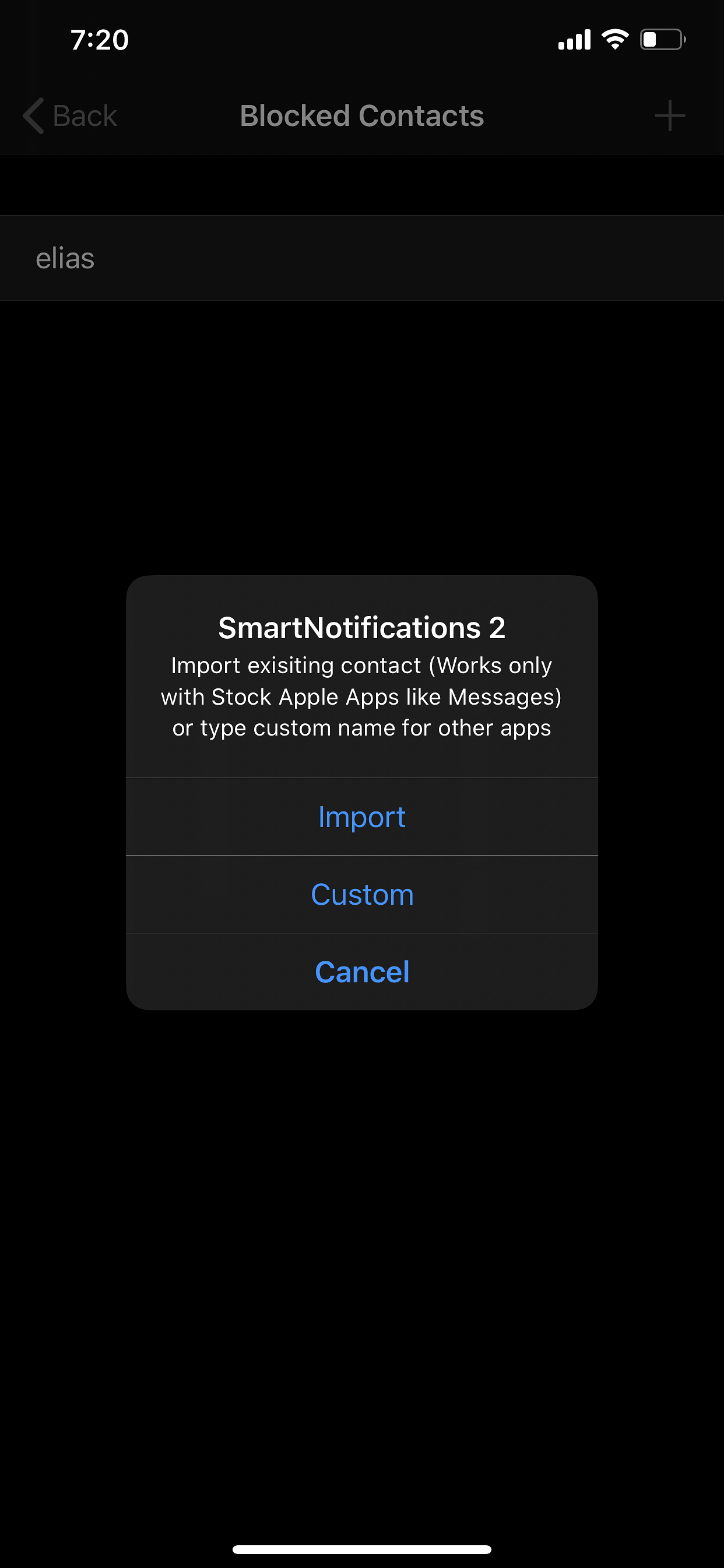 SmartNotifications 2 Tweak Screenshot