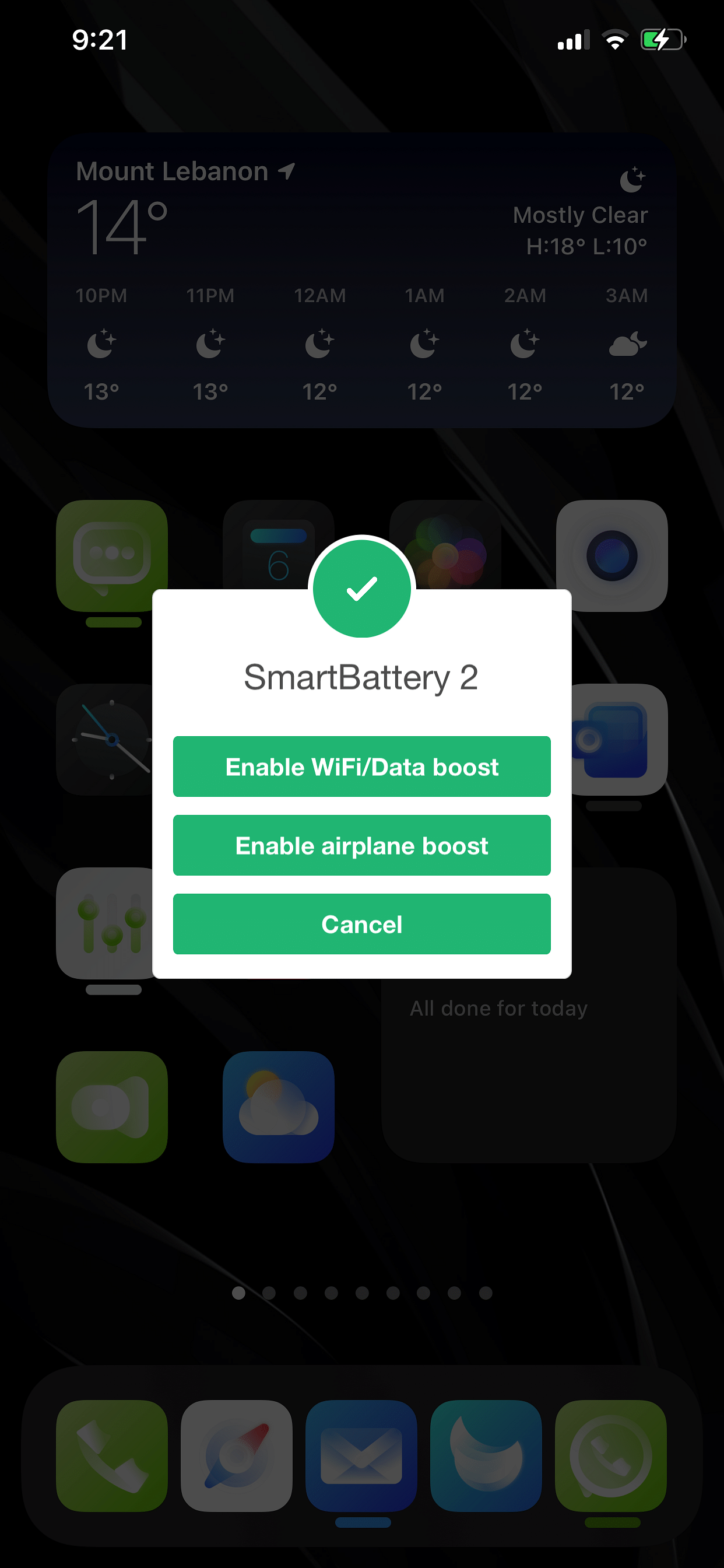 SmartBattery 2 Tweak Screenshot