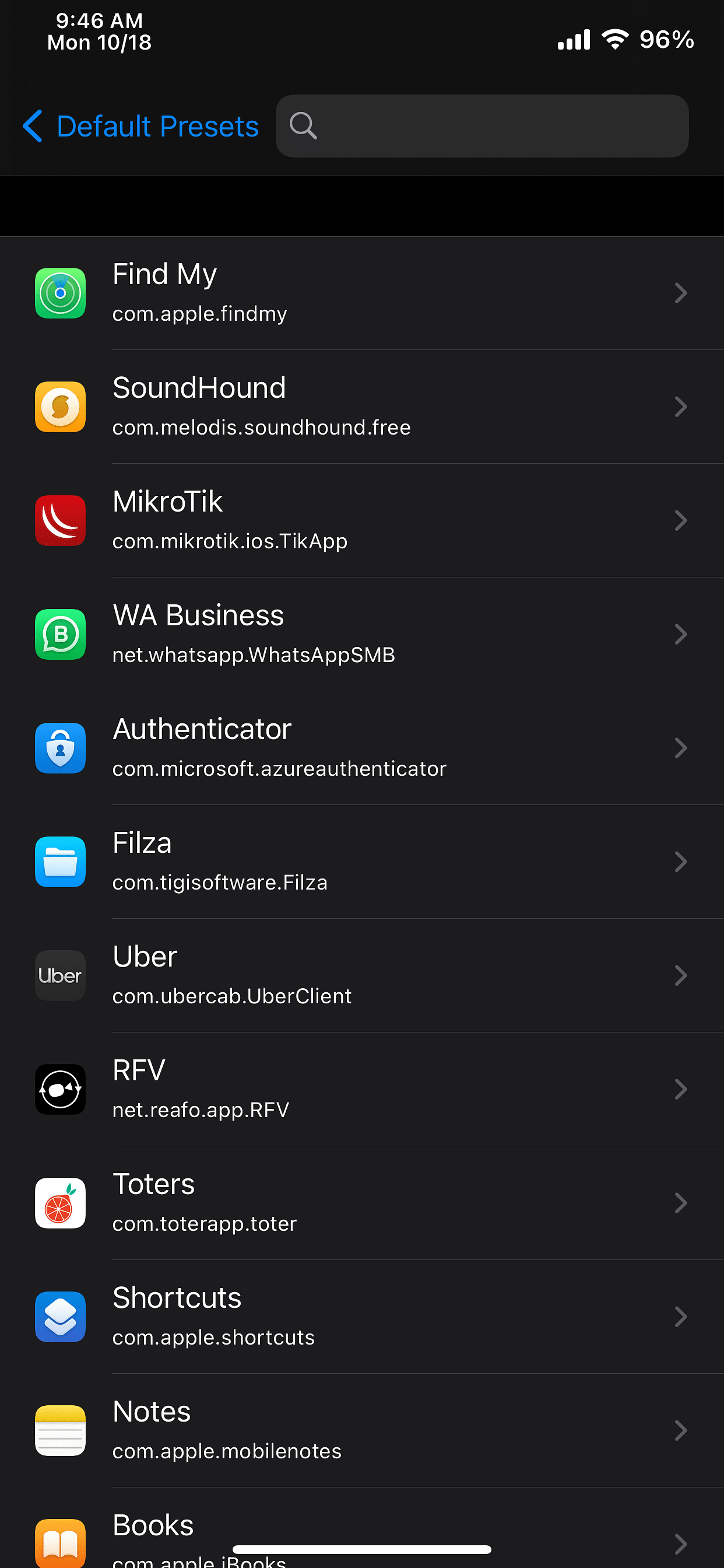 SmartDND Tweak Screenshot