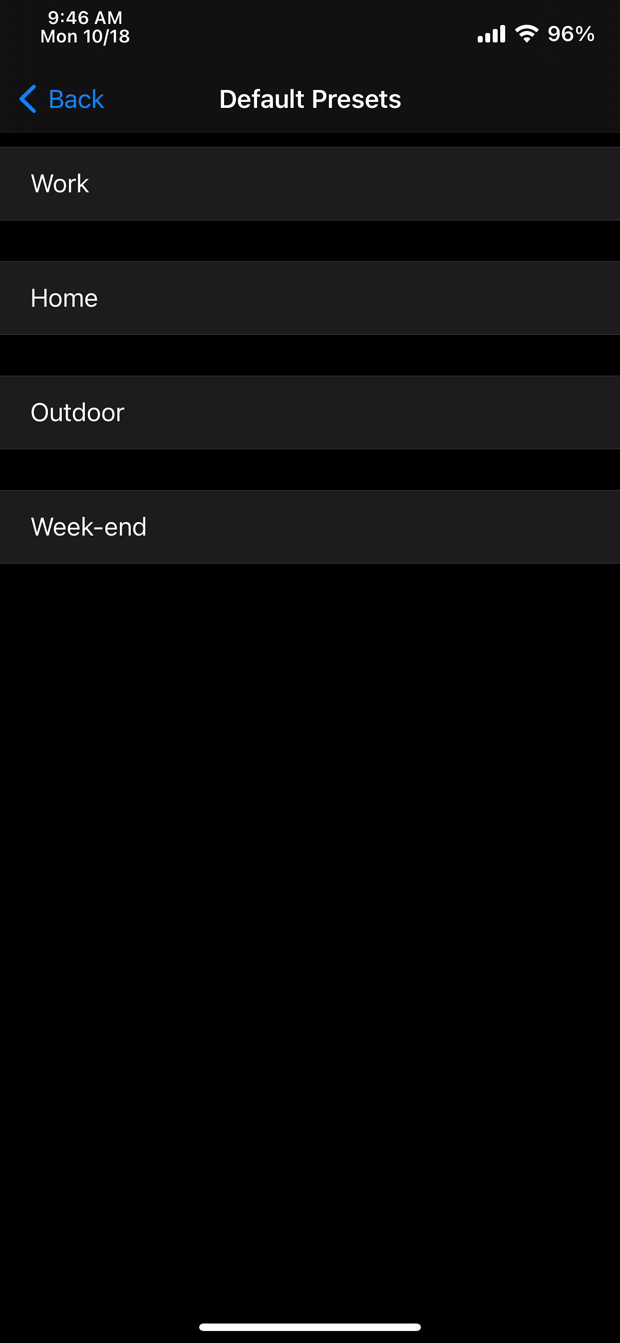 SmartDND Tweak Screenshot