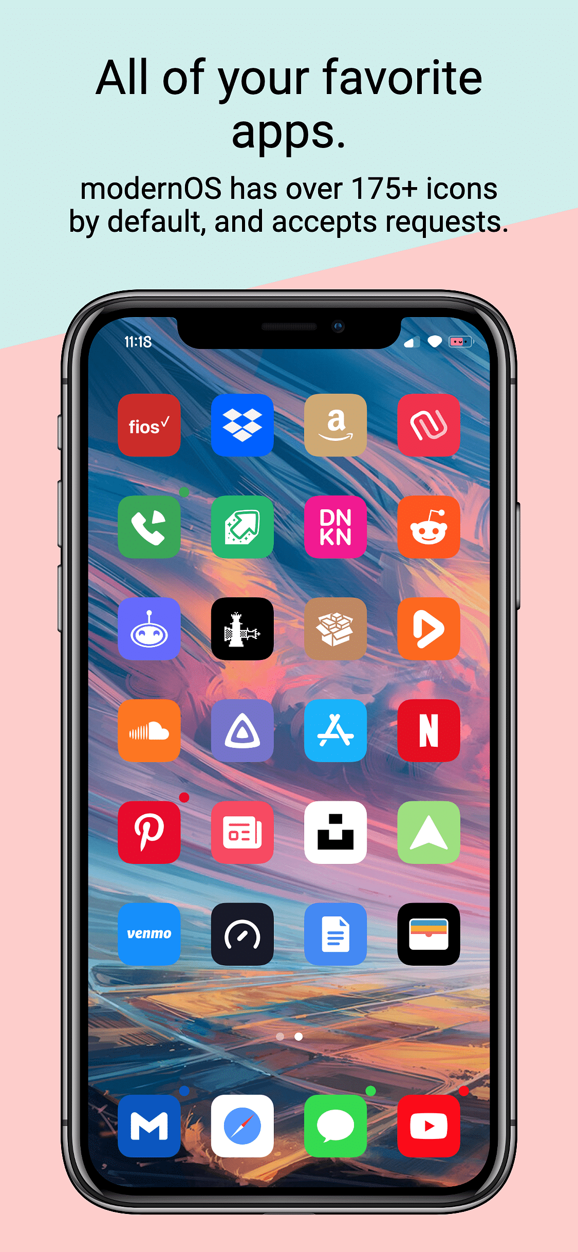 modernOS Tweak Screenshot