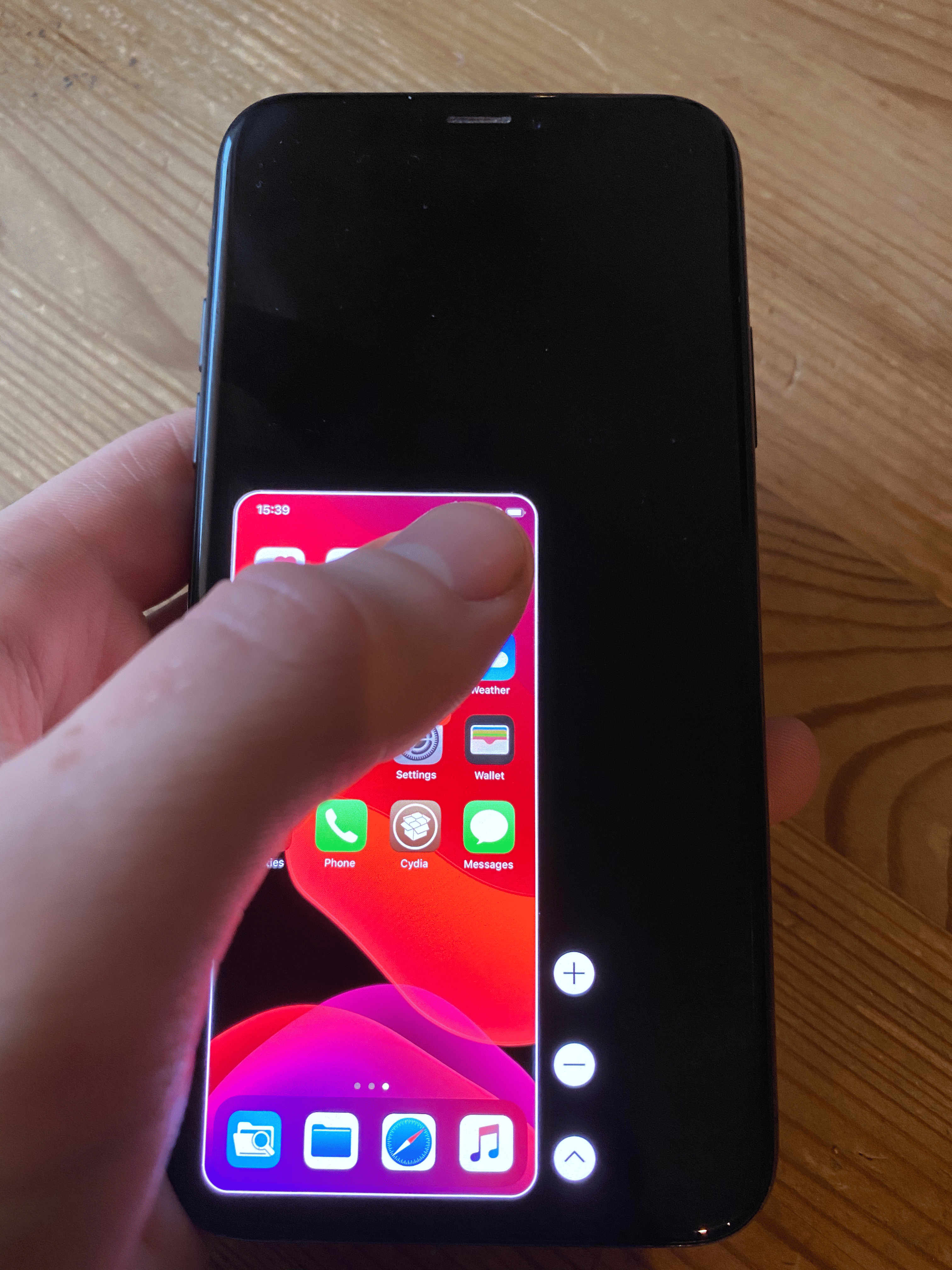 OneHandWizard 2 Tweak Screenshot