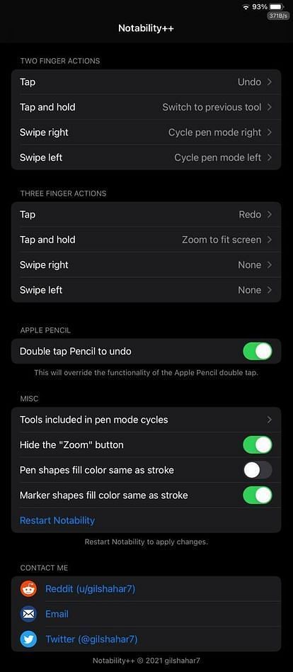 Notability++ Tweak Screenshot
