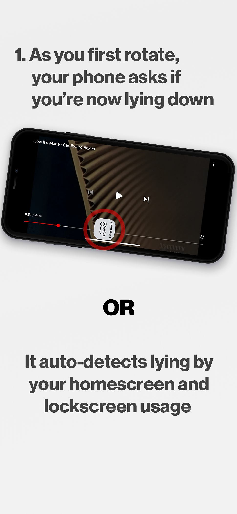 ImLyingDownDamnit Tweak Screenshot