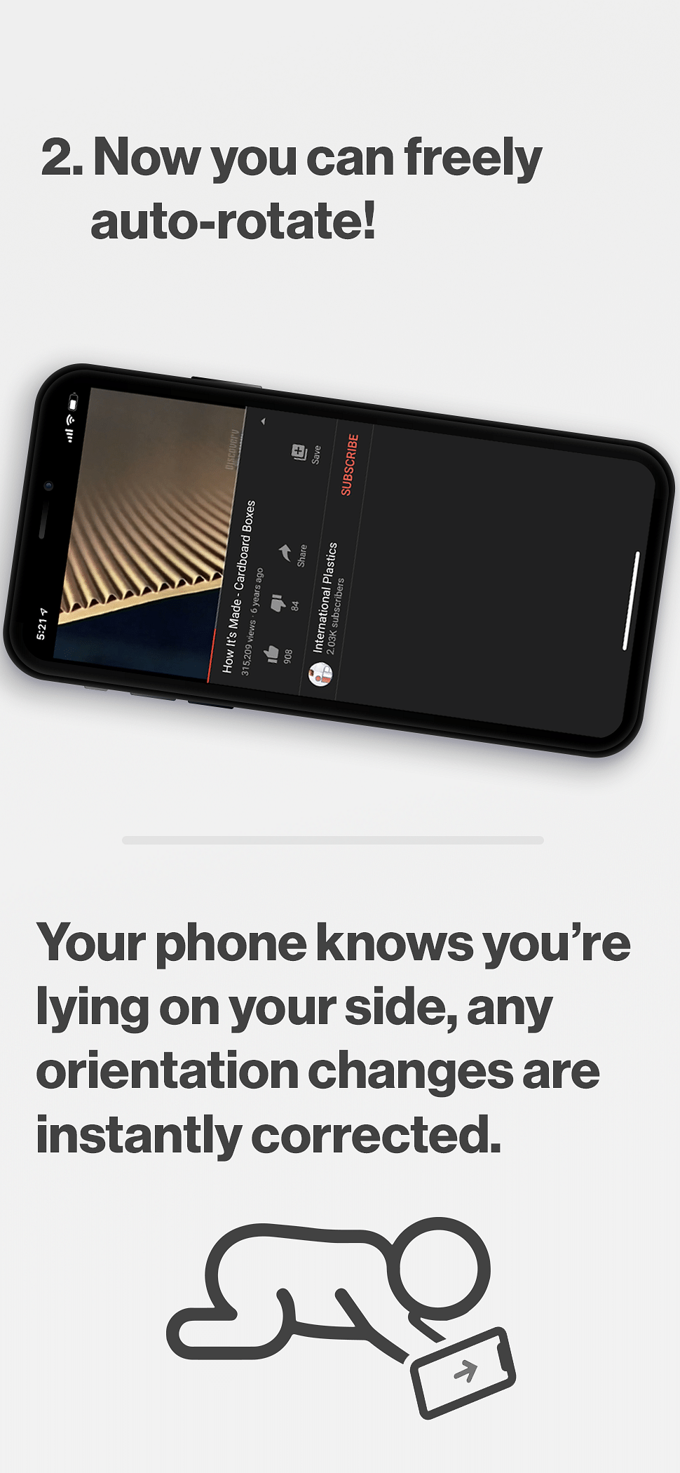 ImLyingDownDamnit Tweak Screenshot