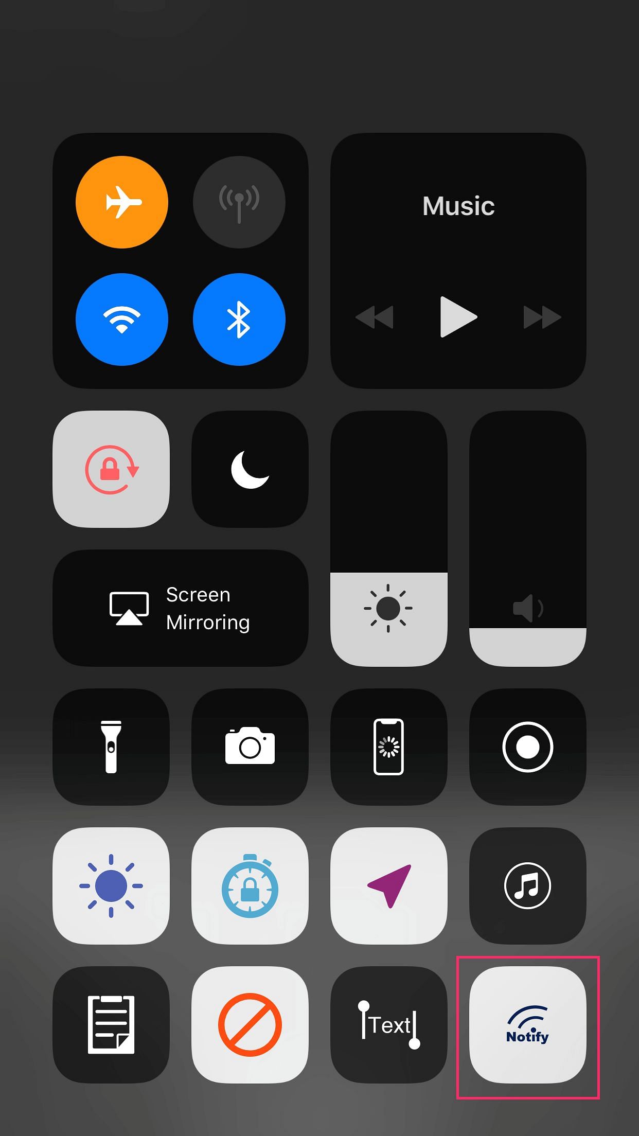 NotifyWiFi X Tweak Screenshot