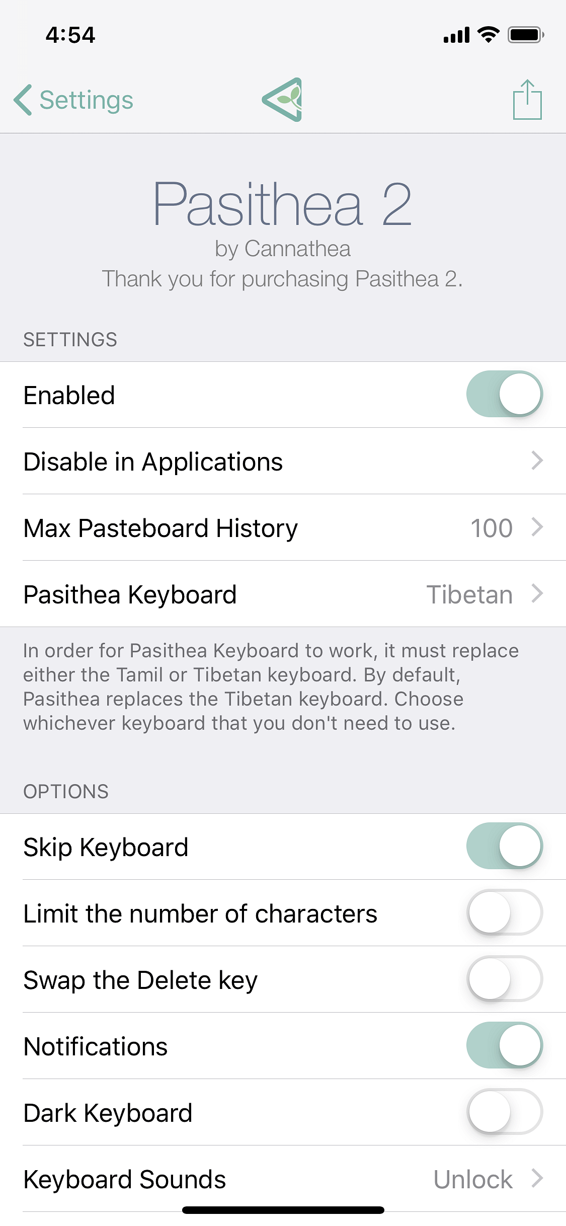 Pasithea 2 (iOS 10 to 14)