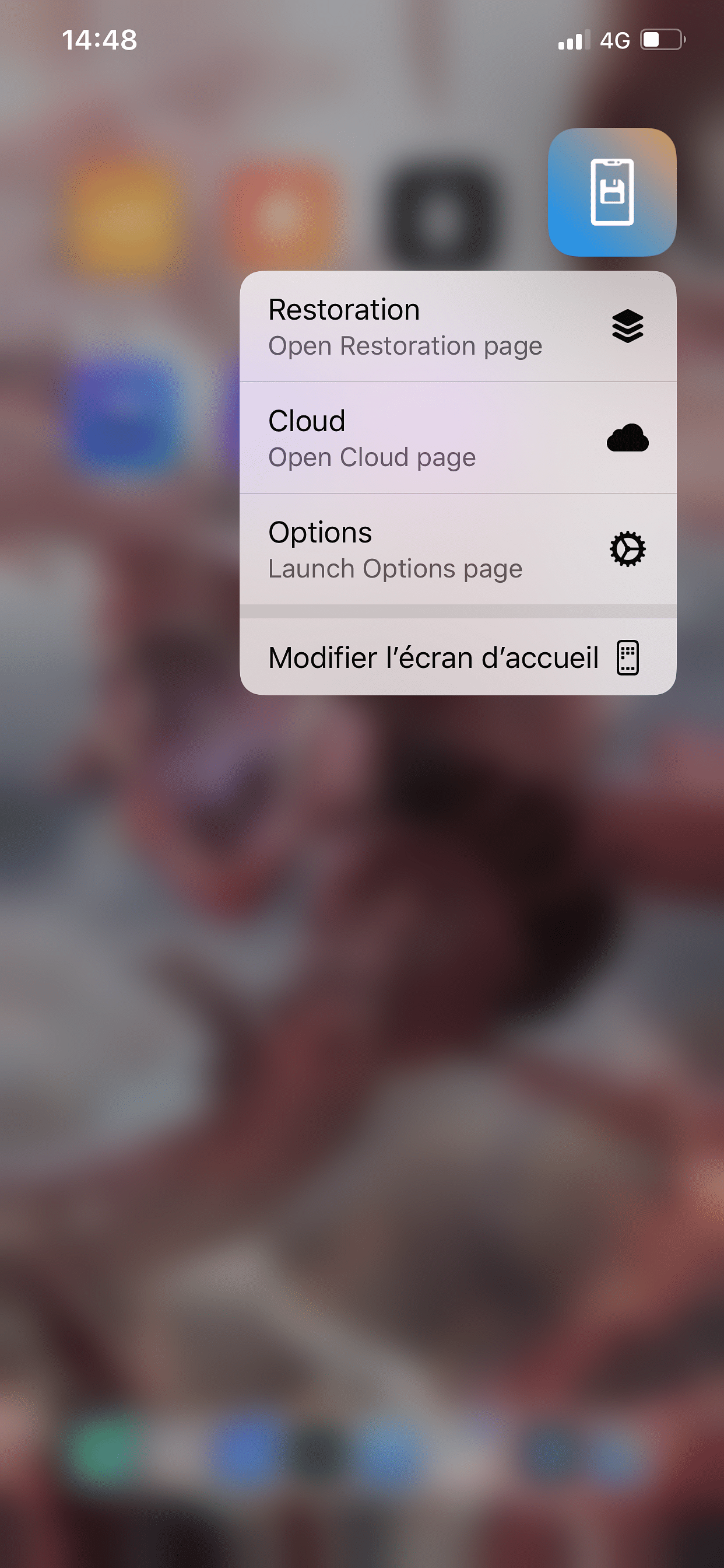 BackupAZ 3 (iOS 10 - 13) Tweak Screenshot