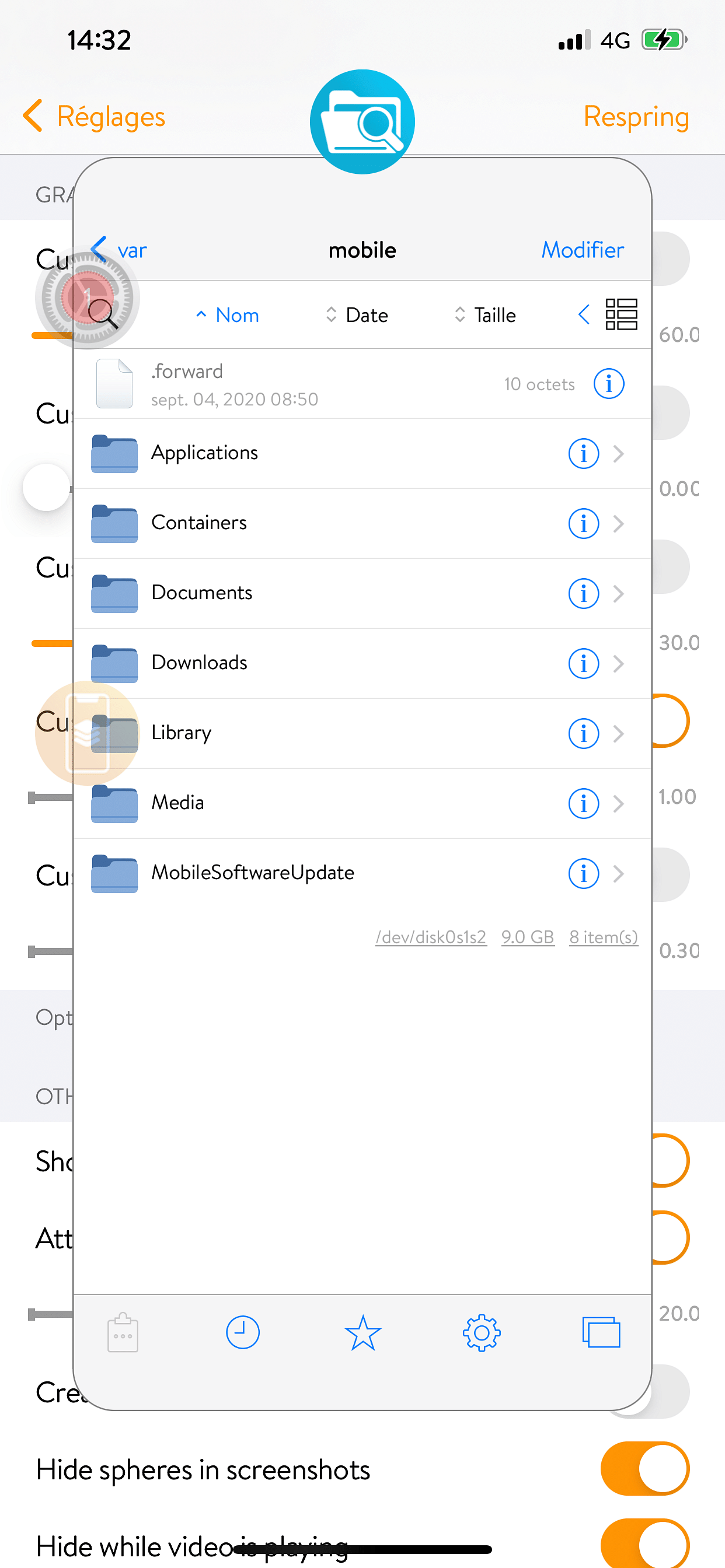 Sphere Tweak Screenshot