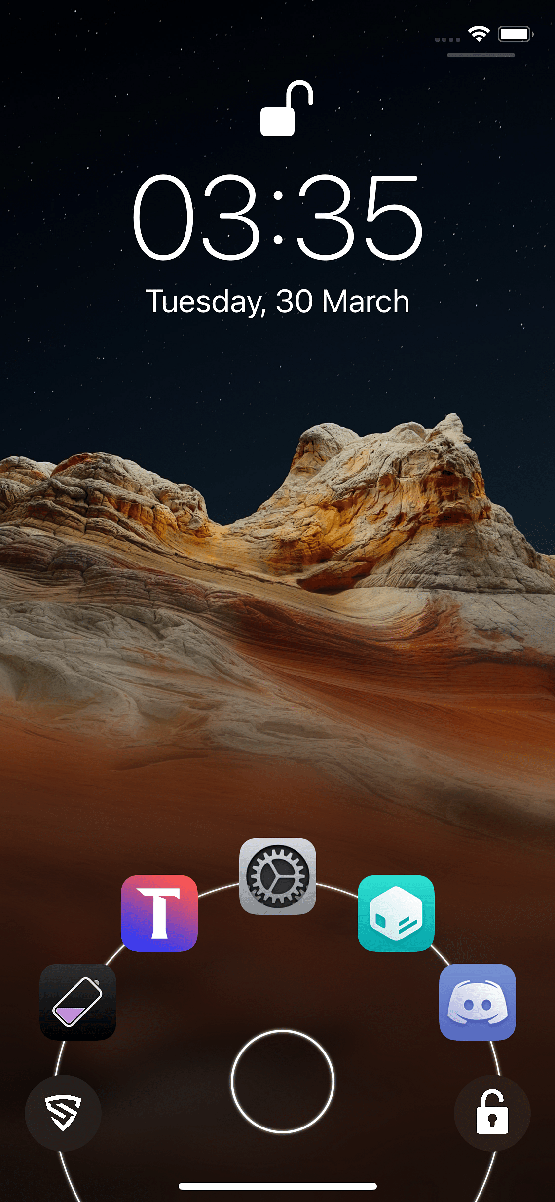 JellyLock Reborn Tweak Screenshot