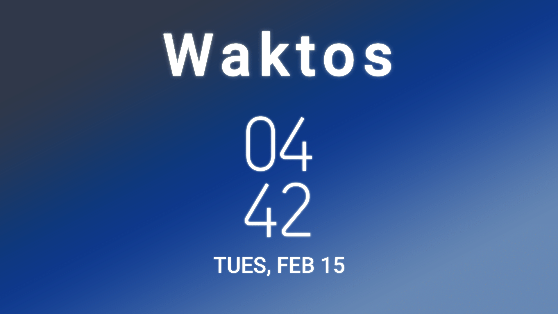 Waktos