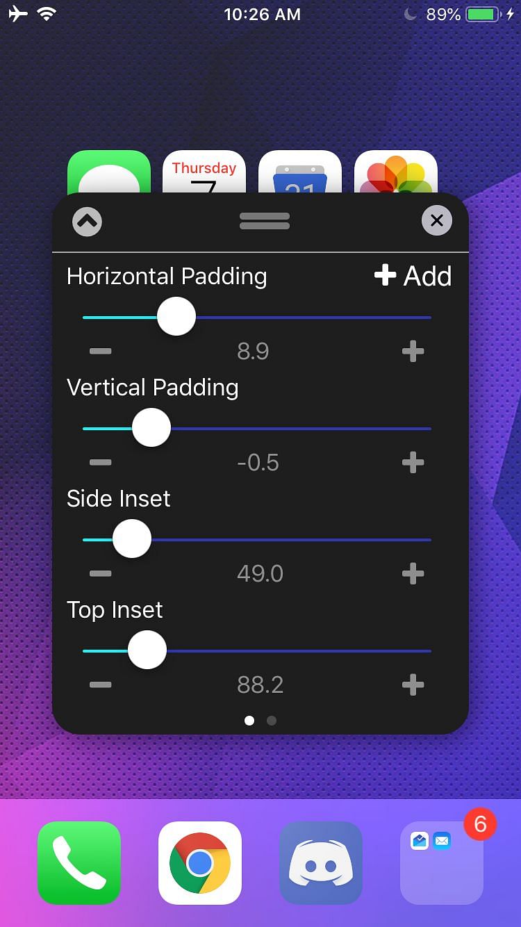 Boxy 3 (iOS 11 - 12) Tweak Screenshot