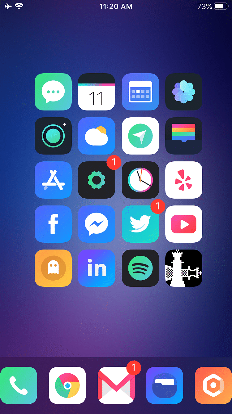 Boxy 4 (iOS 13 - 14) Tweak Screenshot