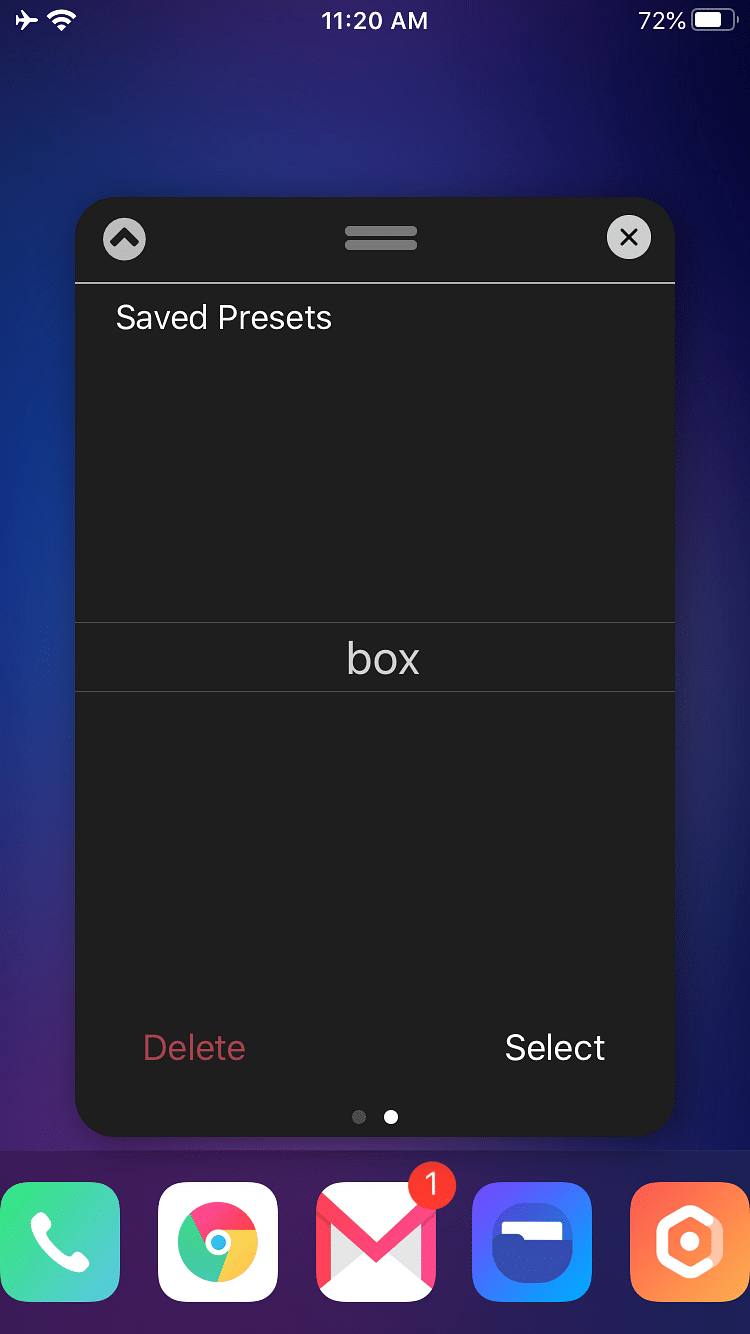 Boxy 4 (iOS 13 - 14) Tweak Screenshot