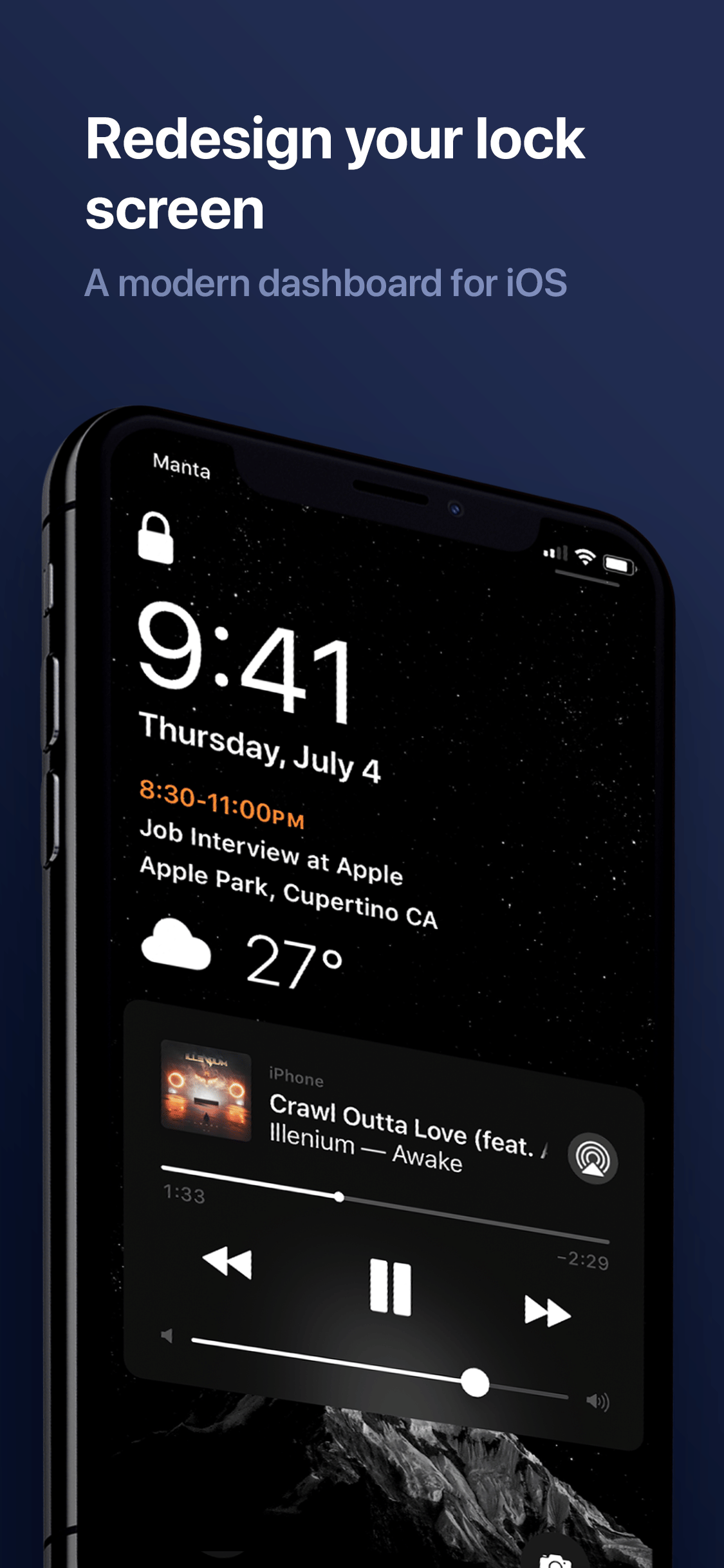Manta Tweak Screenshot