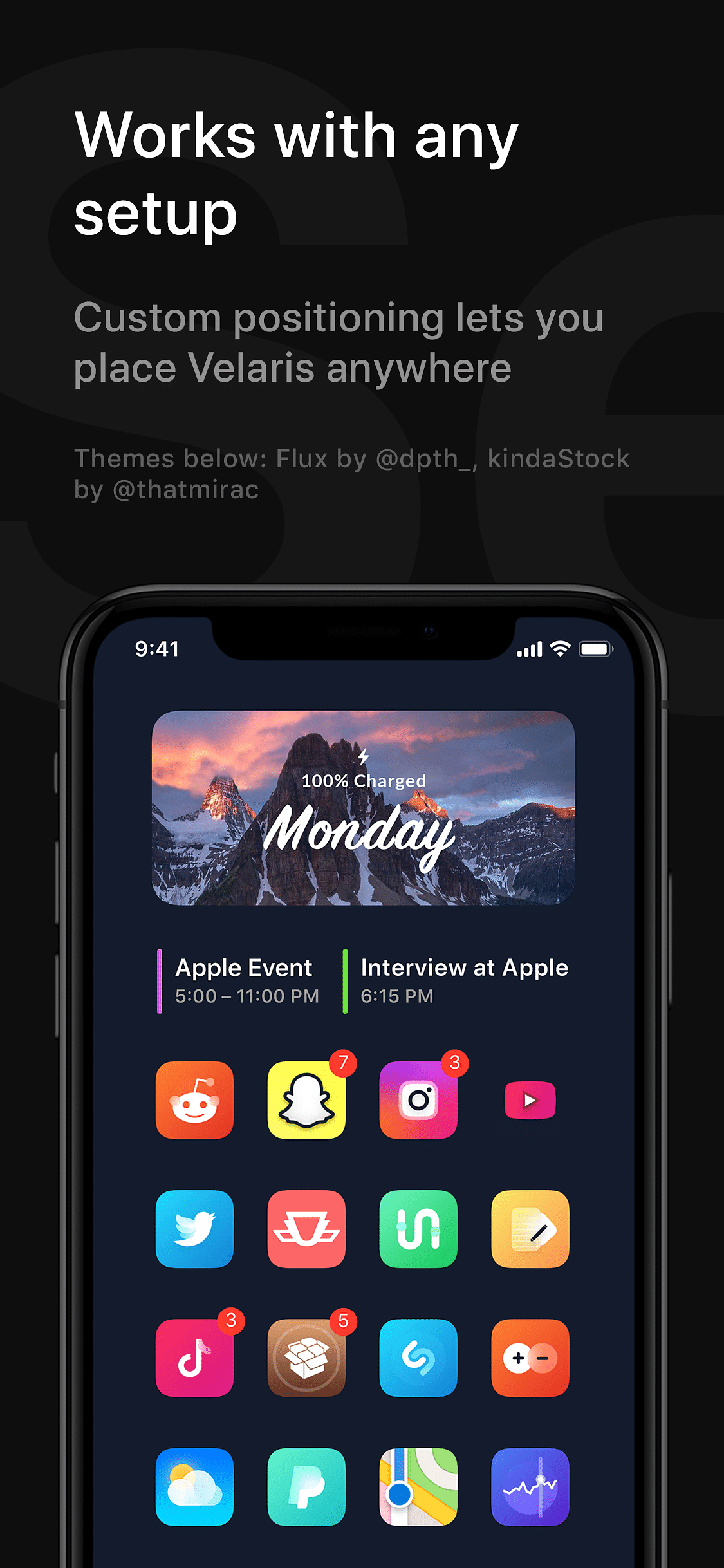 Velaris Tweak Screenshot