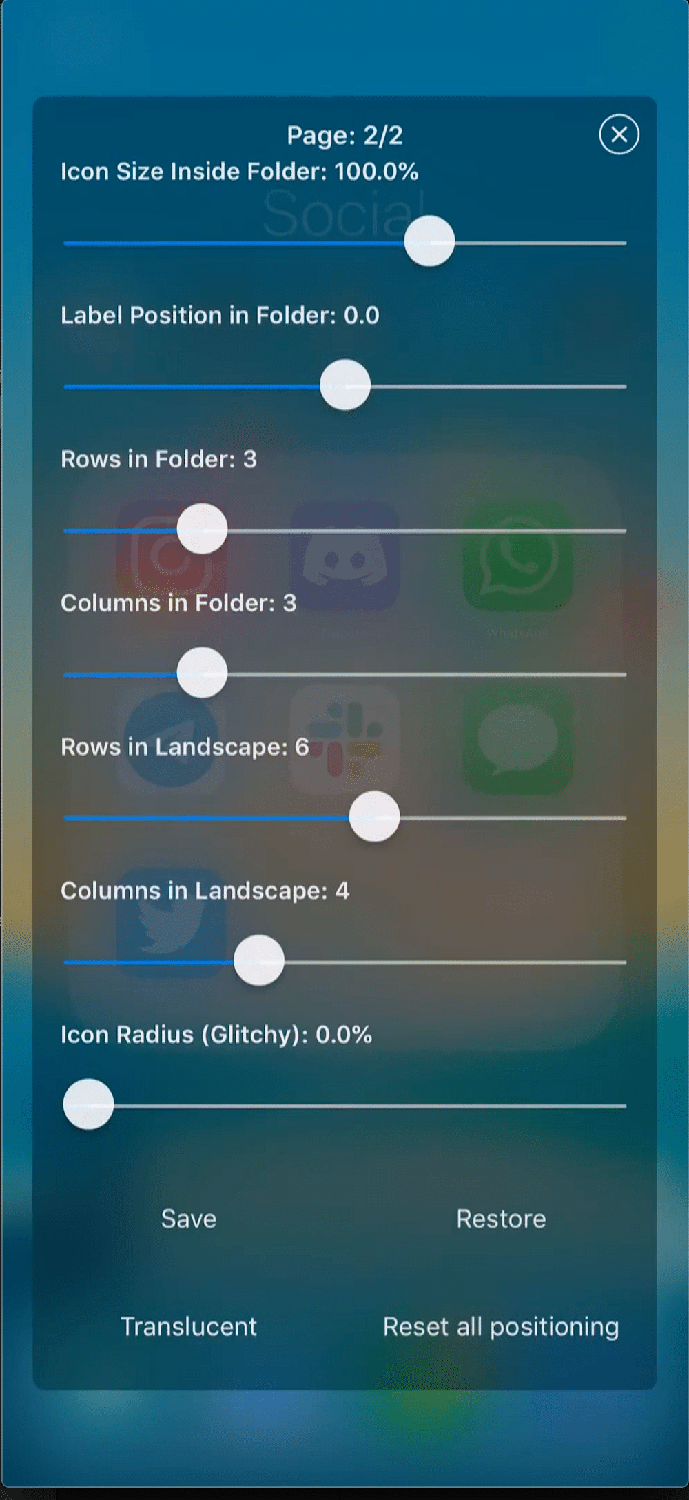 Iconator2 (iOS11-12) Tweak Screenshot