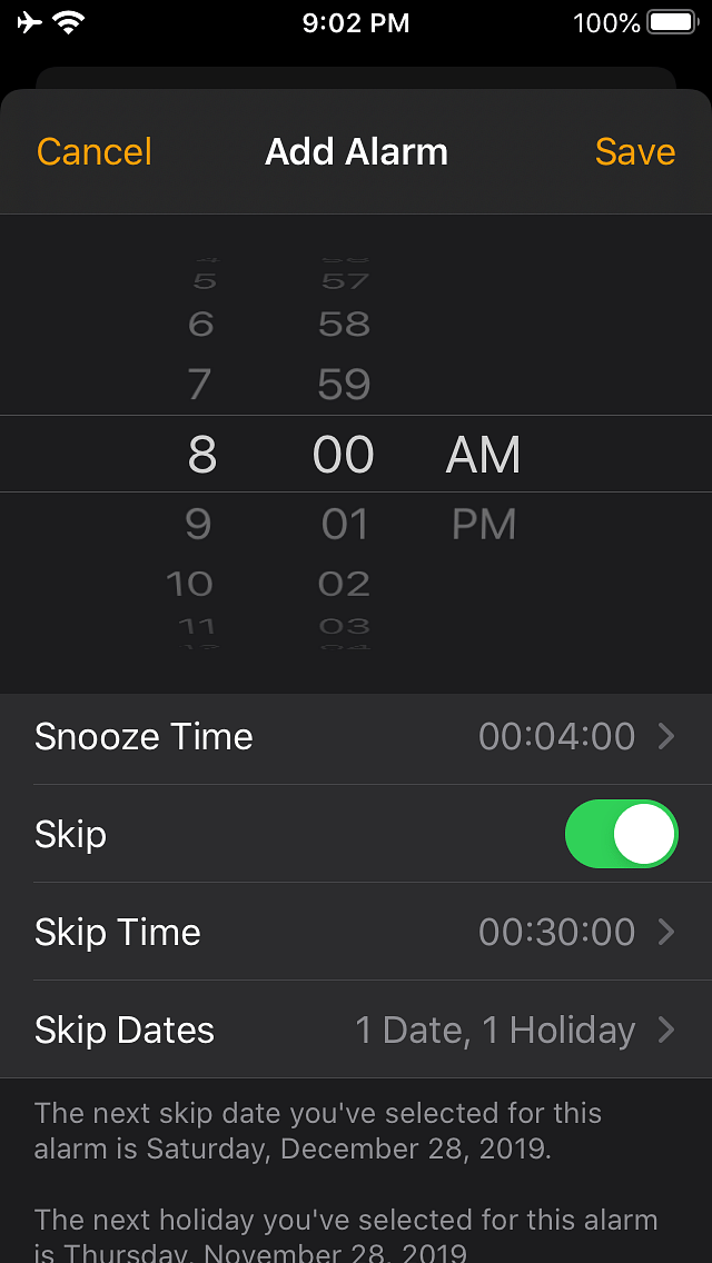 Sleeper (iOS 8-14) Tweak Screenshot
