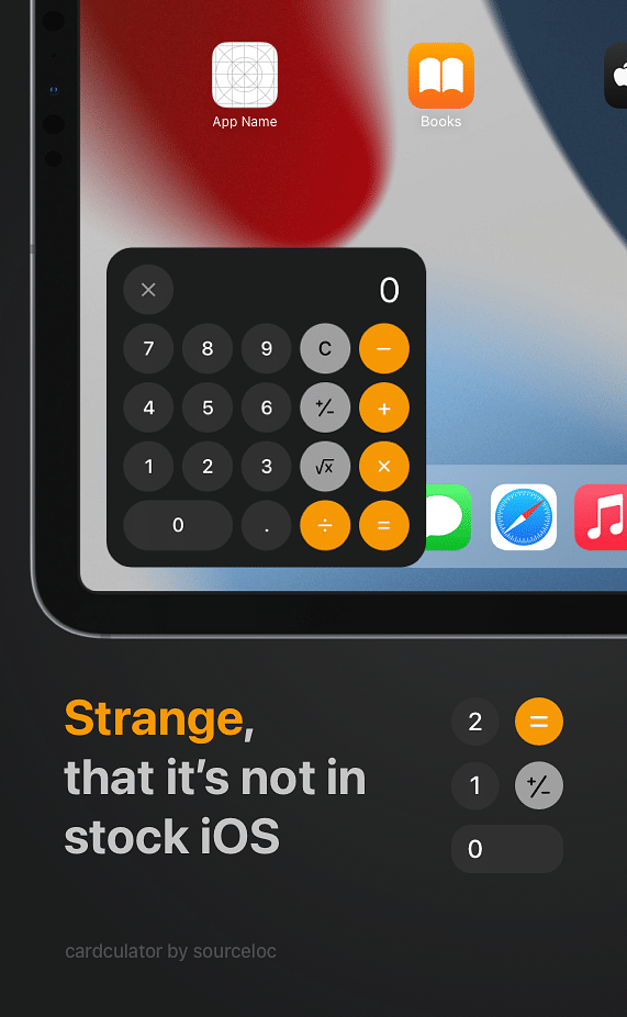 Cardculator Tweak Screenshot