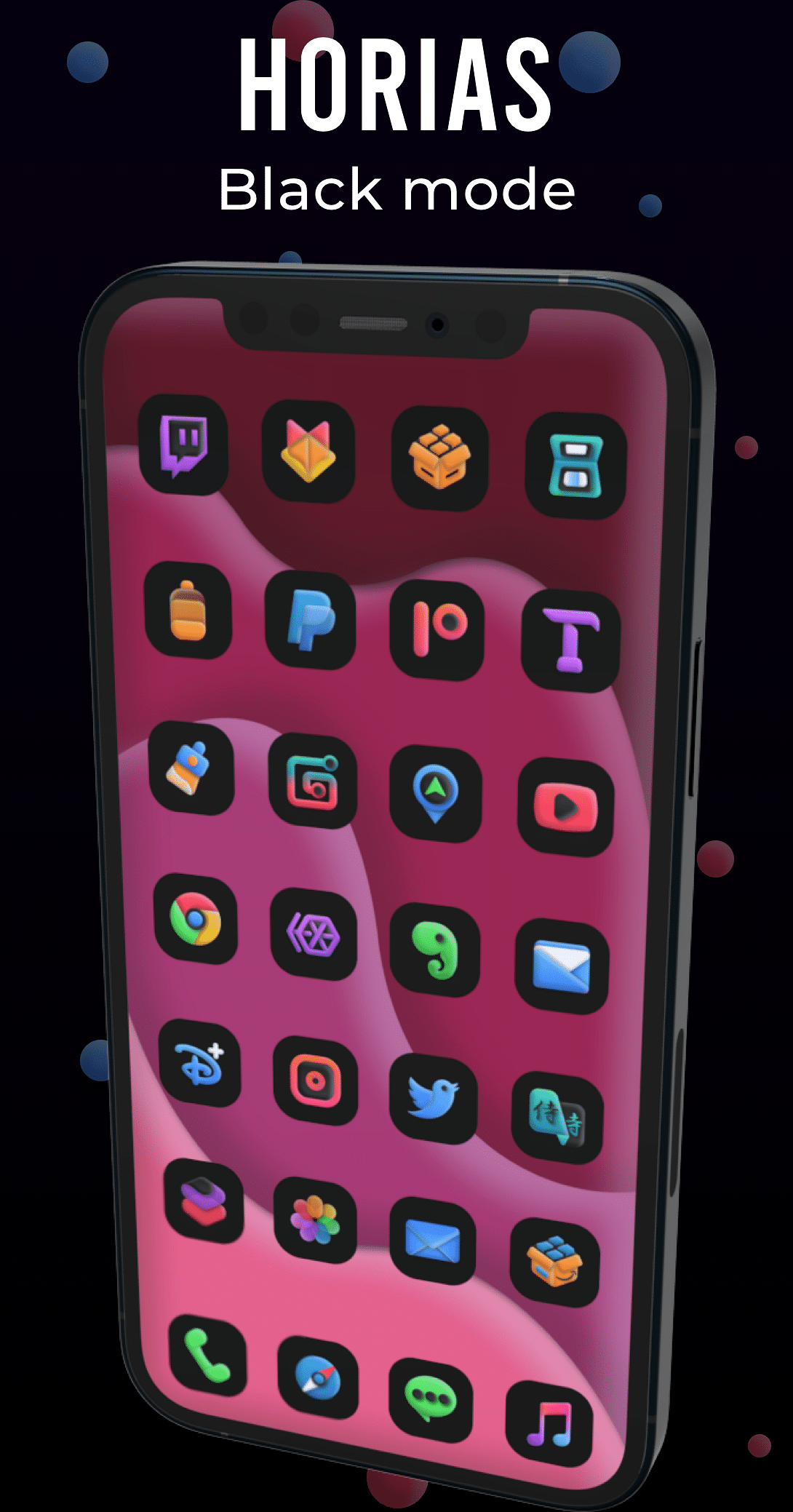 setup] Horias icons. Taurine jailbreak. iPhone 12 pro max 14.3 : r/iOSthemes