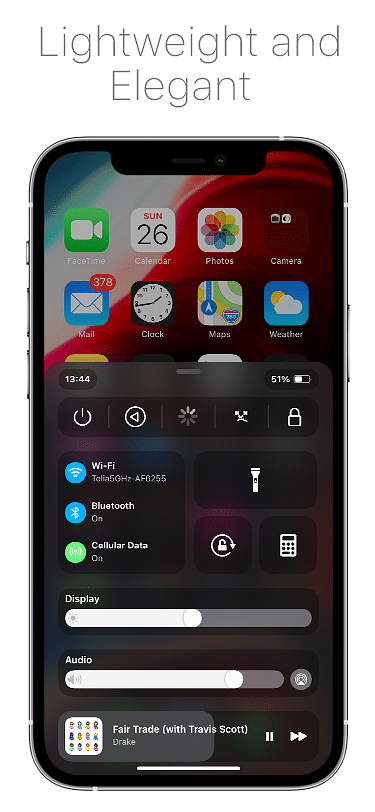 BigSurCenter Tweak Screenshot