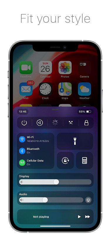 BigSurCenter Tweak Screenshot