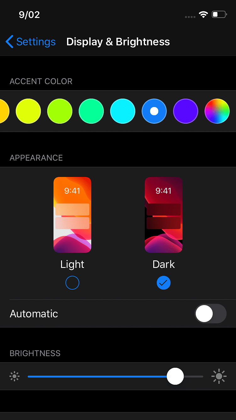 AccentColor Tweak Screenshot
