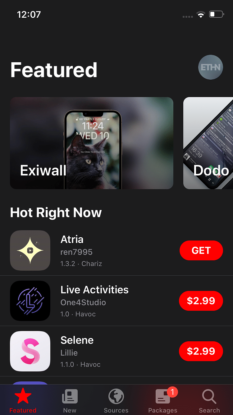 AccentColor Tweak Screenshot