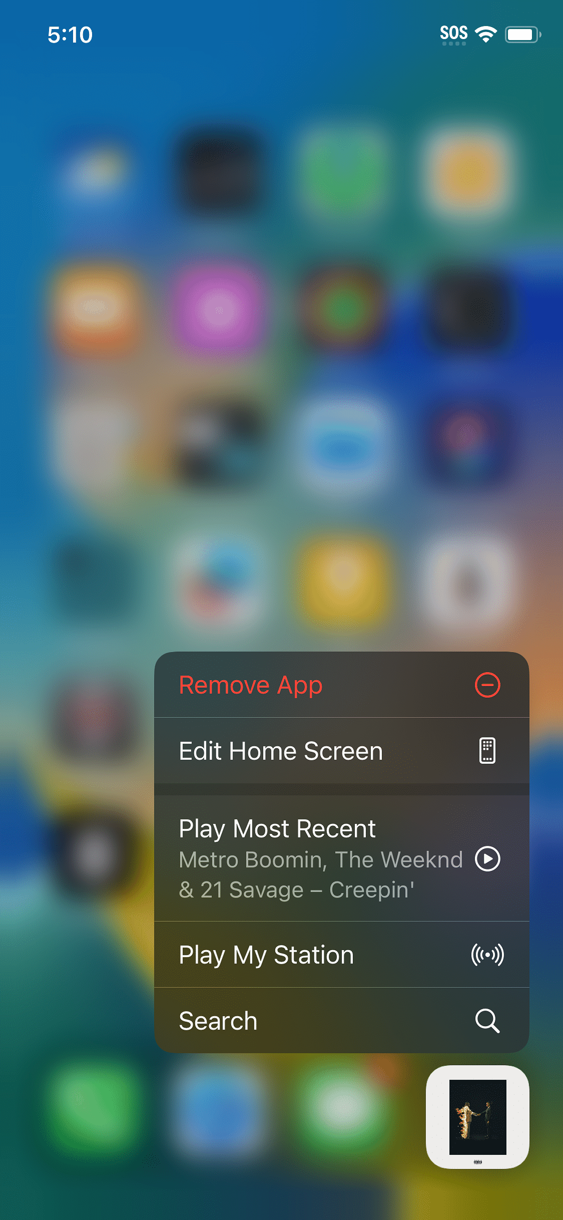 NowPlayingIconXVI Tweak Screenshot