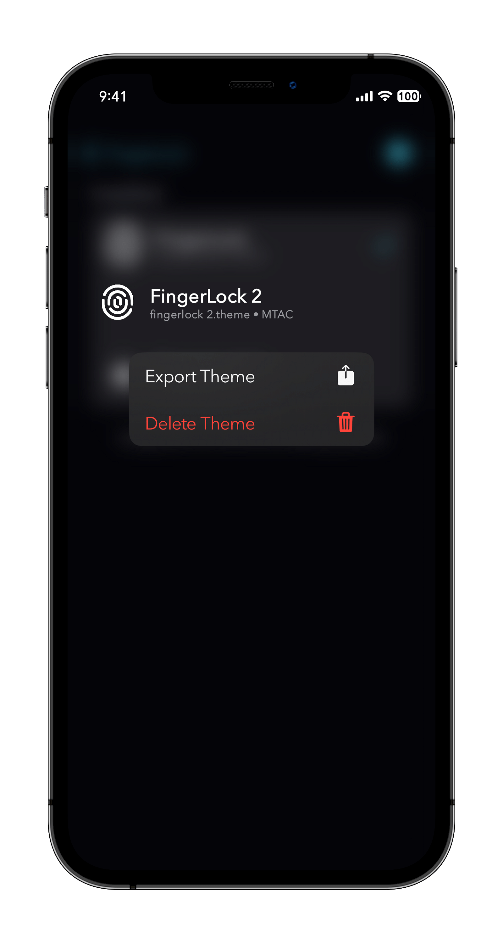 FingerLock Tweak Screenshot