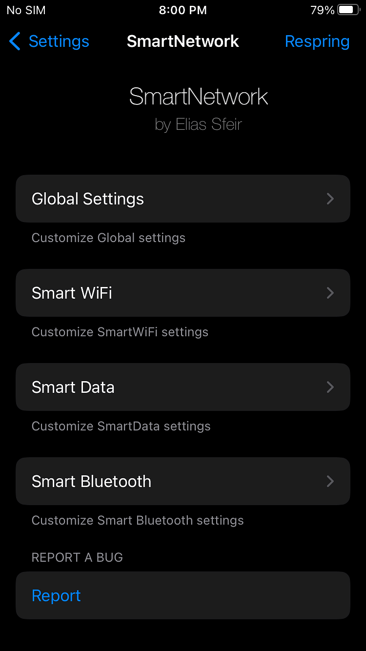 SmartNetwork iOS 15-16