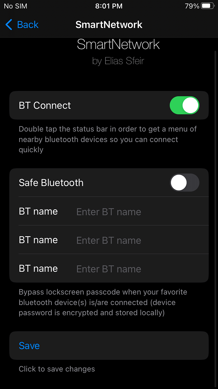 SmartNetwork iOS 15-16