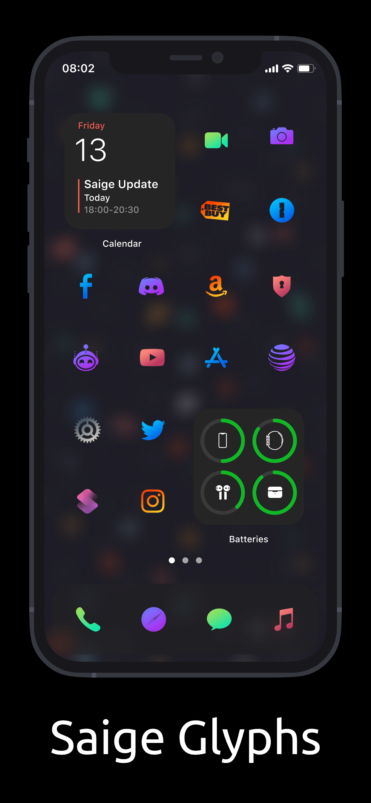 Saige Tweak Screenshot