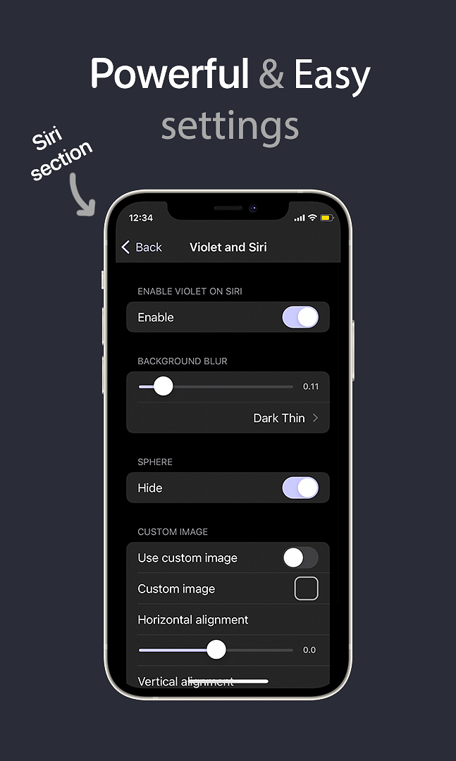 Violet Pro Tweak Screenshot