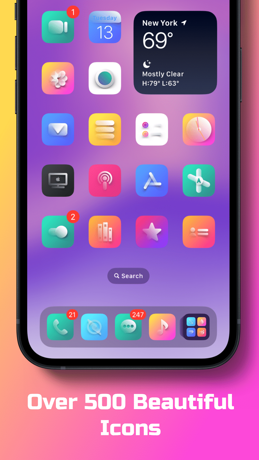 Shimmer Tweak Screenshot