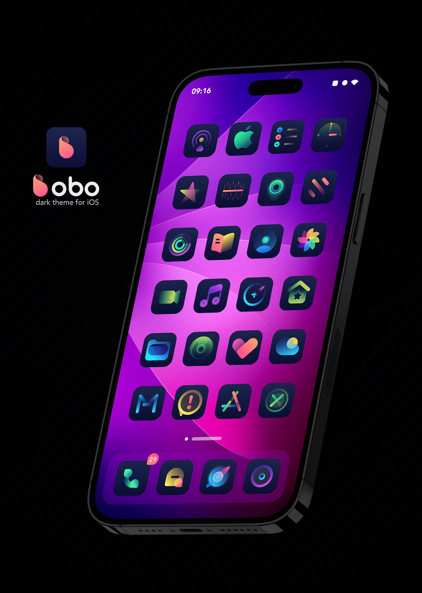 Bobo Dark Tweak Screenshot