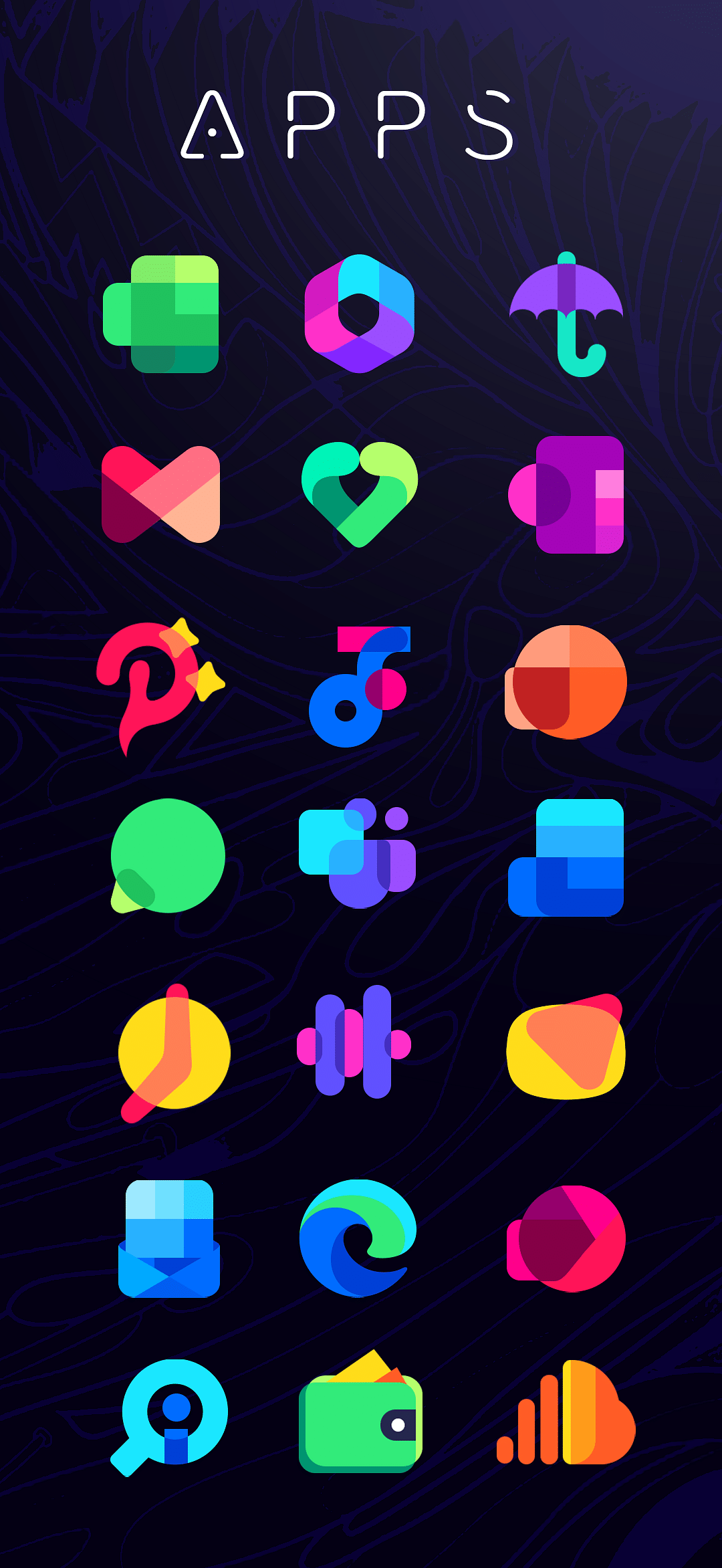 HEPTA Theme, Icons, Settings, Badges