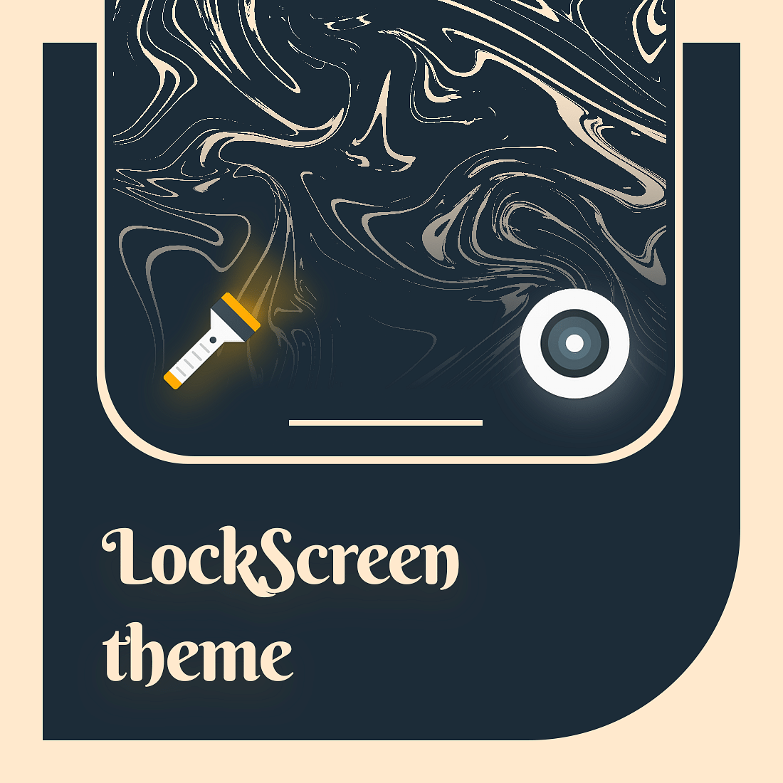 Ango Full Theme, Icons, Settings, UI, Status Bar icons, Music Control Tweak Screenshot