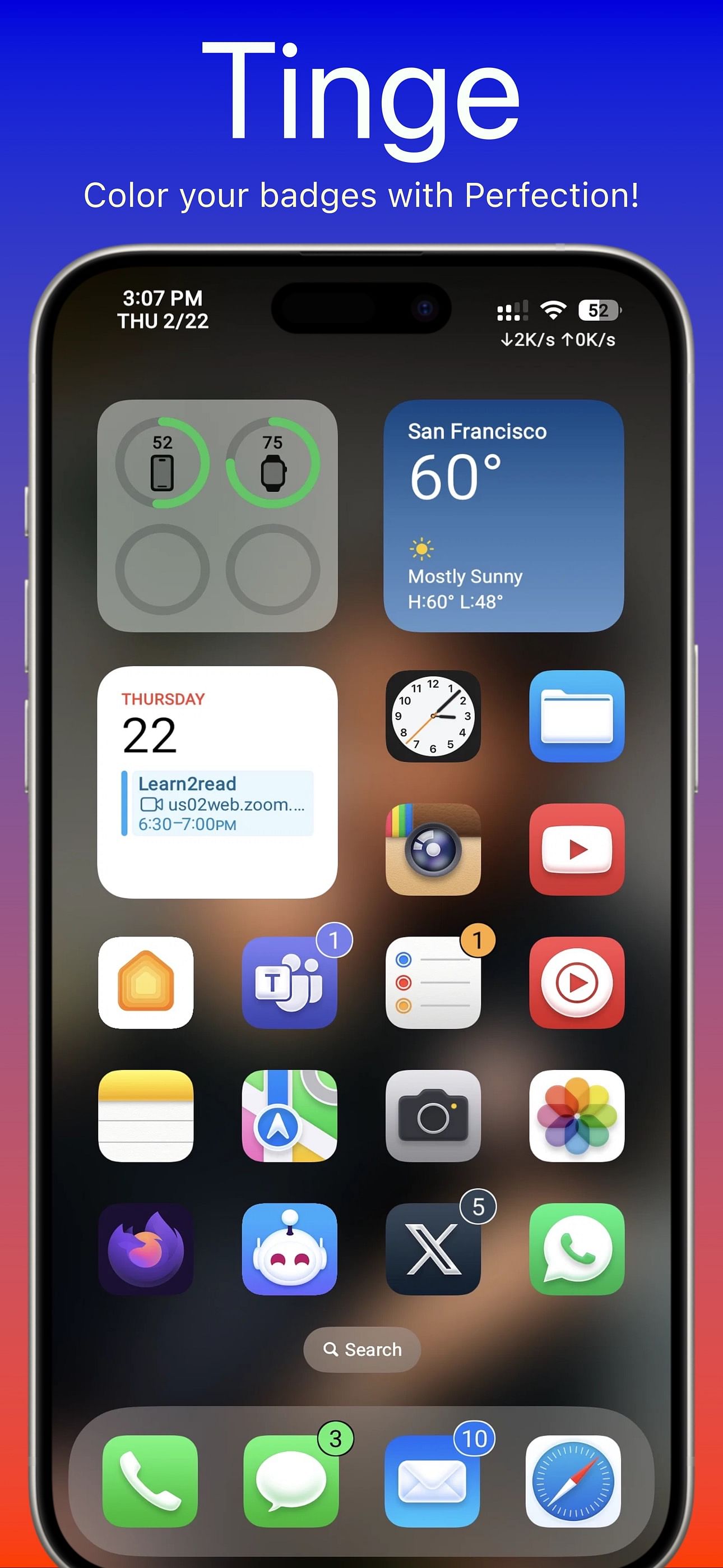 Tinge Tweak Screenshot