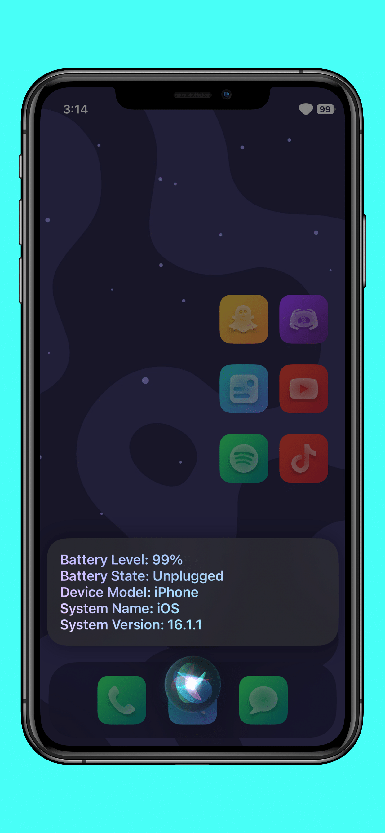 SiriPlus Tweak Screenshot